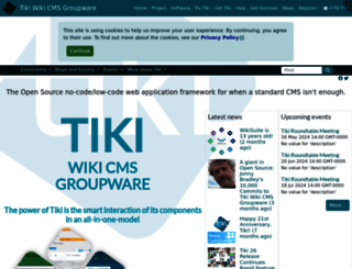 tiki.org screenshot