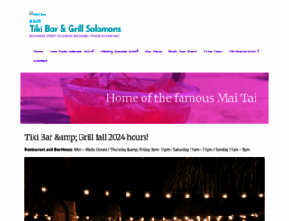 tikibarsolomons.com screenshot
