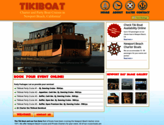 tikiboat.com screenshot