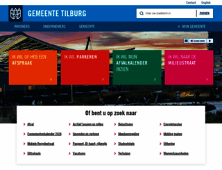 tilburg.nl screenshot