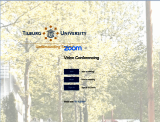 tilburguniversity.zoom.us screenshot