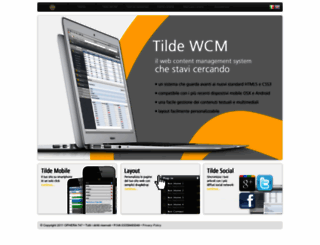 tildecms.com screenshot