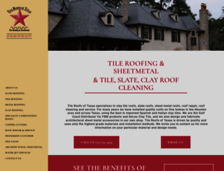 tileroofsoftexas.com screenshot