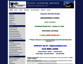 tilghmanislandrealty.com screenshot