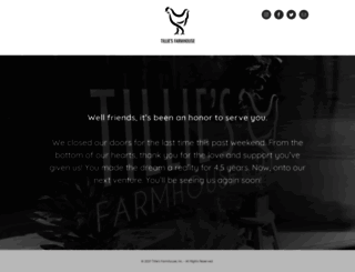 tilliesfarmhouse.com screenshot