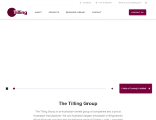 tilling.com.au screenshot