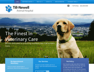 tillnewellanimalhospital.com screenshot