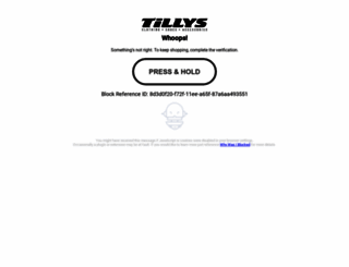 tillys.com screenshot
