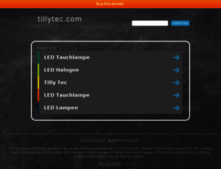 tillytec.com screenshot
