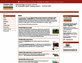 tilman-org.net screenshot