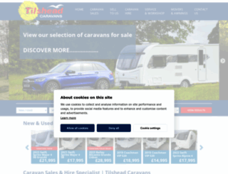 tilshead-caravans.com screenshot