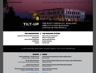 tilt-up.org screenshot