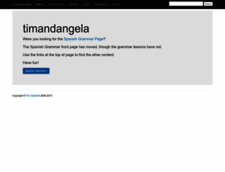 timandangela.org.uk screenshot