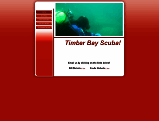 timberbayscuba.com screenshot