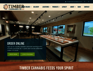timbercannabisco.com screenshot
