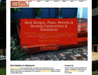 timberdeckingbuilders.com.au screenshot