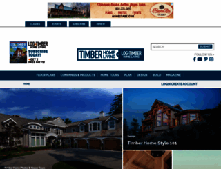 timberhomeliving.com screenshot