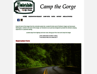 timberlakecampgroundandrvpark.com screenshot