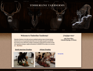 timberlinetaxidermyco.com screenshot