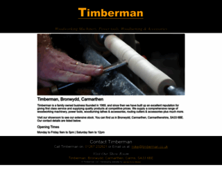 timberman.co.uk screenshot