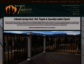 timbersdiversified.com screenshot