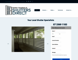 timbershuttersdirect.com.au screenshot