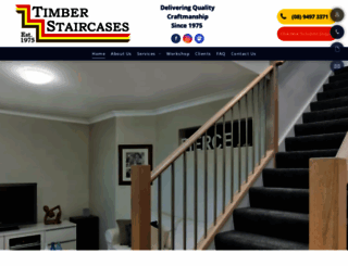 timberstaircases.net.au screenshot