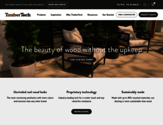 timbertech.com screenshot