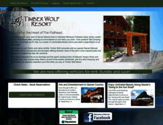 timberwolfresort.com screenshot