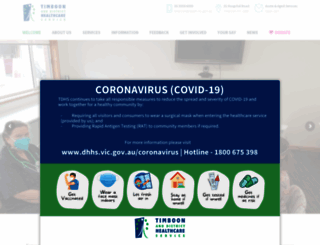 timboonhealthcare.com.au screenshot