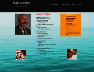 timcantylaw.com screenshot