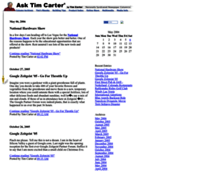 timcarter.com screenshot