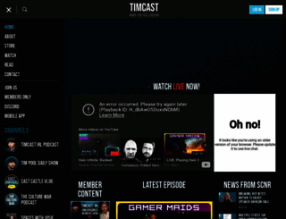 timcast.com screenshot