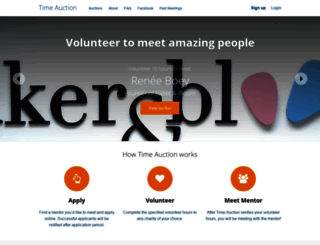 time-auction-staging.herokuapp.com screenshot