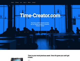 time-creator.com screenshot