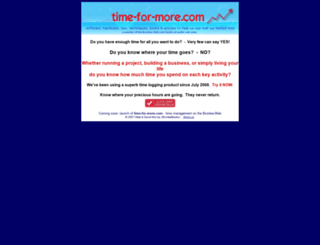 time-for-more.com screenshot