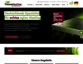 time-hosting.de screenshot