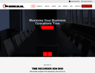 time-recorder.com.my screenshot