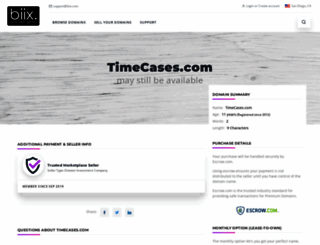 timecases.com screenshot