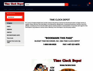 timeclockdepot.com screenshot