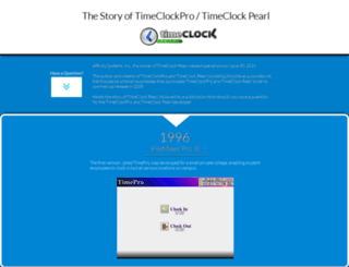 timeclockpro.com screenshot