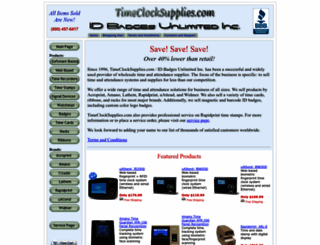 timeclocksupply.com screenshot