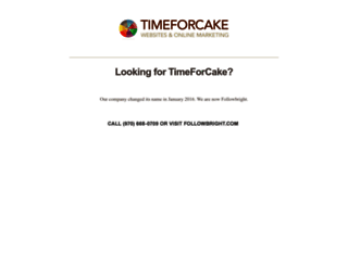timeforcake.com screenshot