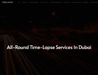 timelapseservices.ae screenshot