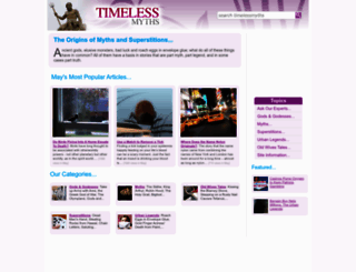 timelessmyths.co.uk screenshot