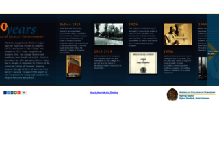 timeline.facs.org screenshot