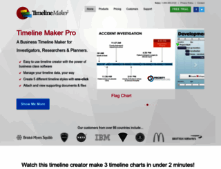 timelinemaker.com screenshot