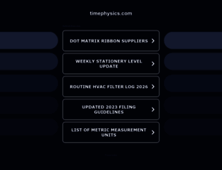 timephysics.com screenshot
