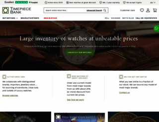 timepiecebank.com screenshot