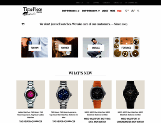 timepiecestore.com.au screenshot